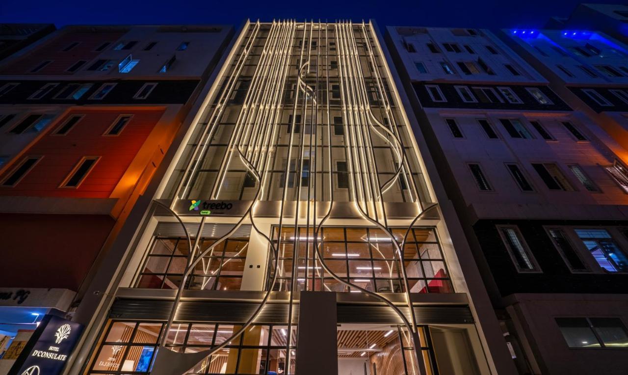 Treebo Premium D Consulate Hotell Hyderabad Exteriör bild